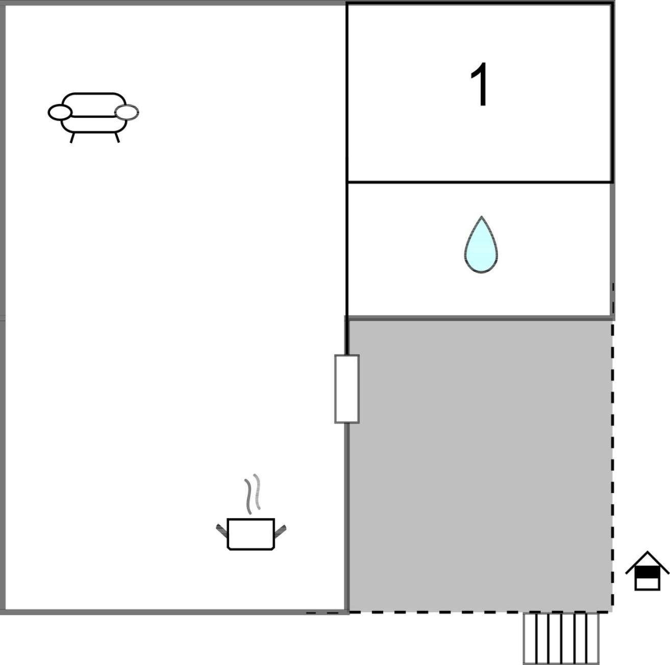 Beautiful In With Kitchen Apartman